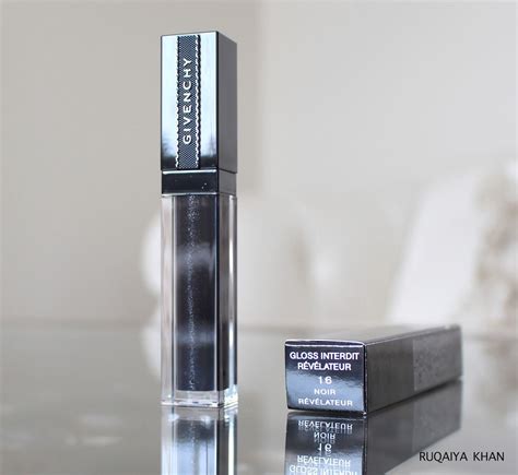 Givenchy Gloss Interdit Revelateur 16 Черный разоблачитель 6 .